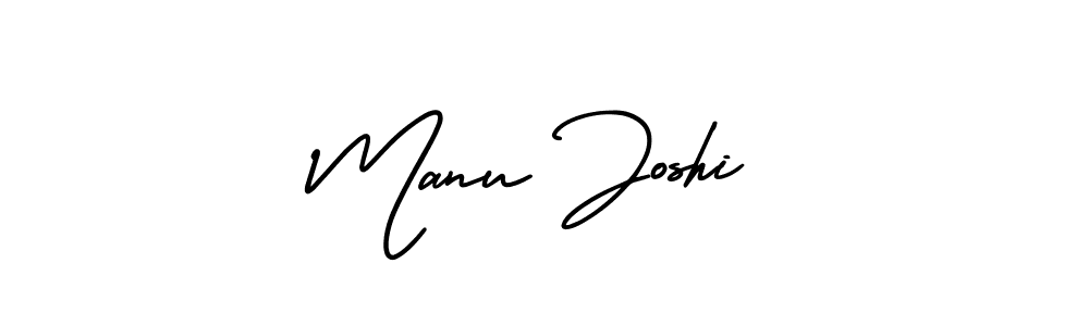 if you are searching for the best signature style for your name Manu Joshi. so please give up your signature search. here we have designed multiple signature styles  using AmerikaSignatureDemo-Regular. Manu Joshi signature style 3 images and pictures png