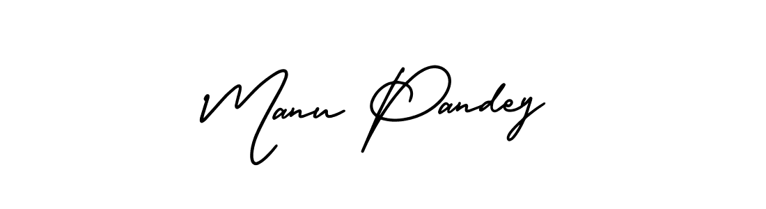 Create a beautiful signature design for name Manu Pandey. With this signature (AmerikaSignatureDemo-Regular) fonts, you can make a handwritten signature for free. Manu Pandey signature style 3 images and pictures png