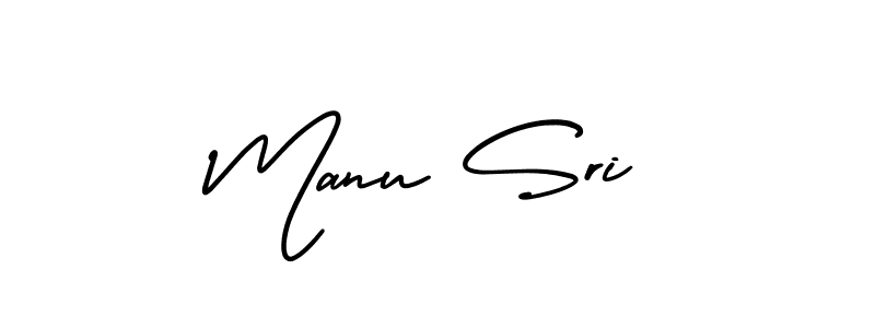 Also we have Manu Sri name is the best signature style. Create professional handwritten signature collection using AmerikaSignatureDemo-Regular autograph style. Manu Sri signature style 3 images and pictures png