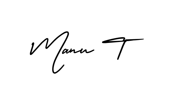 AmerikaSignatureDemo-Regular is a professional signature style that is perfect for those who want to add a touch of class to their signature. It is also a great choice for those who want to make their signature more unique. Get Manu T name to fancy signature for free. Manu T signature style 3 images and pictures png