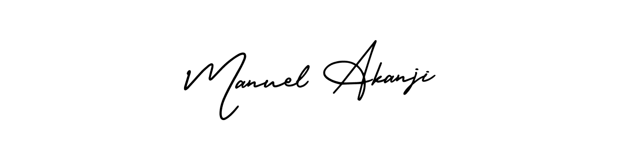 Use a signature maker to create a handwritten signature online. With this signature software, you can design (AmerikaSignatureDemo-Regular) your own signature for name Manuel Akanji. Manuel Akanji signature style 3 images and pictures png