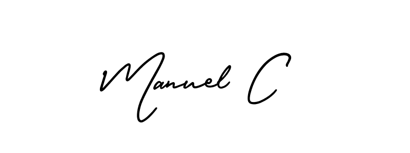 Similarly AmerikaSignatureDemo-Regular is the best handwritten signature design. Signature creator online .You can use it as an online autograph creator for name Manuel C. Manuel C signature style 3 images and pictures png