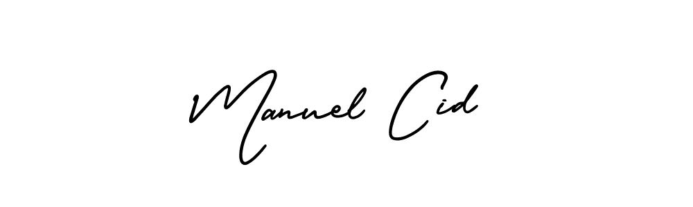 Make a beautiful signature design for name Manuel Cid. With this signature (AmerikaSignatureDemo-Regular) style, you can create a handwritten signature for free. Manuel Cid signature style 3 images and pictures png