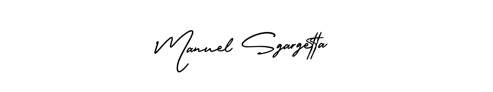This is the best signature style for the Manuel Sgargetta name. Also you like these signature font (AmerikaSignatureDemo-Regular). Mix name signature. Manuel Sgargetta signature style 3 images and pictures png