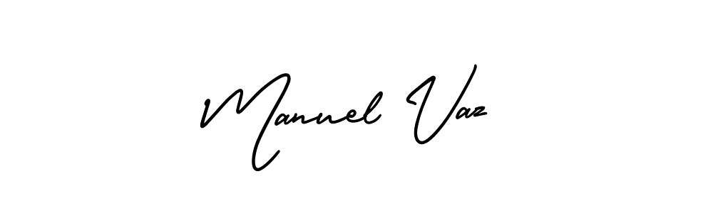 Design your own signature with our free online signature maker. With this signature software, you can create a handwritten (AmerikaSignatureDemo-Regular) signature for name Manuel Vaz. Manuel Vaz signature style 3 images and pictures png