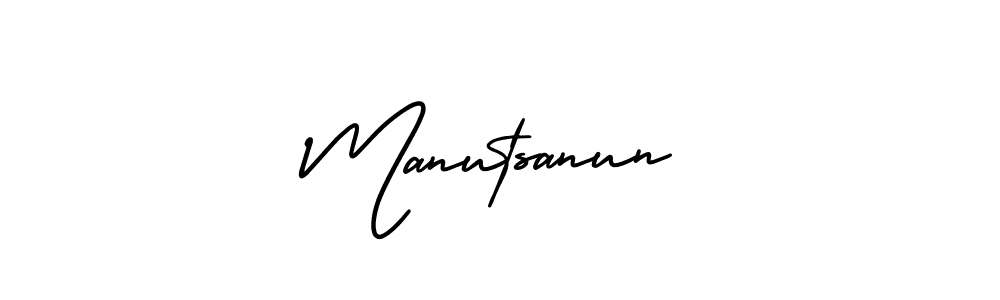 Also we have Manutsanun name is the best signature style. Create professional handwritten signature collection using AmerikaSignatureDemo-Regular autograph style. Manutsanun signature style 3 images and pictures png