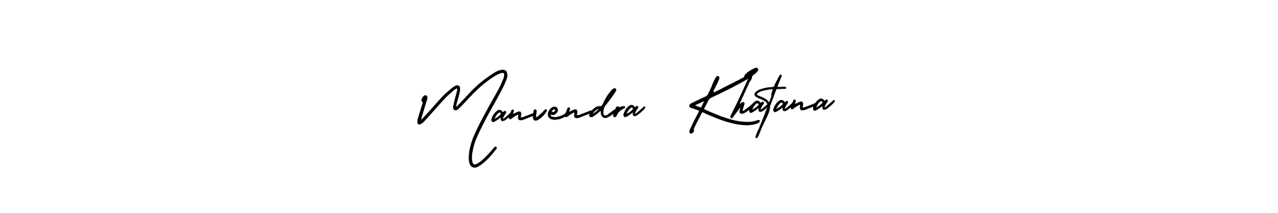 Make a beautiful signature design for name Manvendra  Khatana. Use this online signature maker to create a handwritten signature for free. Manvendra  Khatana signature style 3 images and pictures png