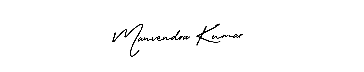 Create a beautiful signature design for name Manvendra Kumar. With this signature (AmerikaSignatureDemo-Regular) fonts, you can make a handwritten signature for free. Manvendra Kumar signature style 3 images and pictures png