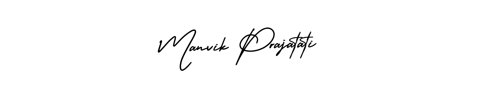 Make a beautiful signature design for name Manvik Prajatati. Use this online signature maker to create a handwritten signature for free. Manvik Prajatati signature style 3 images and pictures png