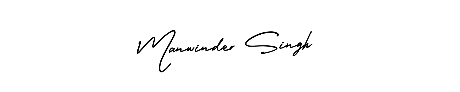 Also You can easily find your signature by using the search form. We will create Manwinder Singh name handwritten signature images for you free of cost using AmerikaSignatureDemo-Regular sign style. Manwinder Singh signature style 3 images and pictures png