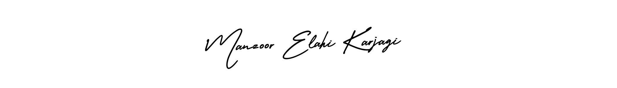 You can use this online signature creator to create a handwritten signature for the name Manzoor Elahi Karjagi. This is the best online autograph maker. Manzoor Elahi Karjagi signature style 3 images and pictures png