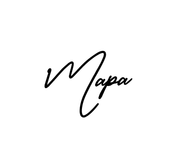 It looks lik you need a new signature style for name Mapa. Design unique handwritten (AmerikaSignatureDemo-Regular) signature with our free signature maker in just a few clicks. Mapa signature style 3 images and pictures png