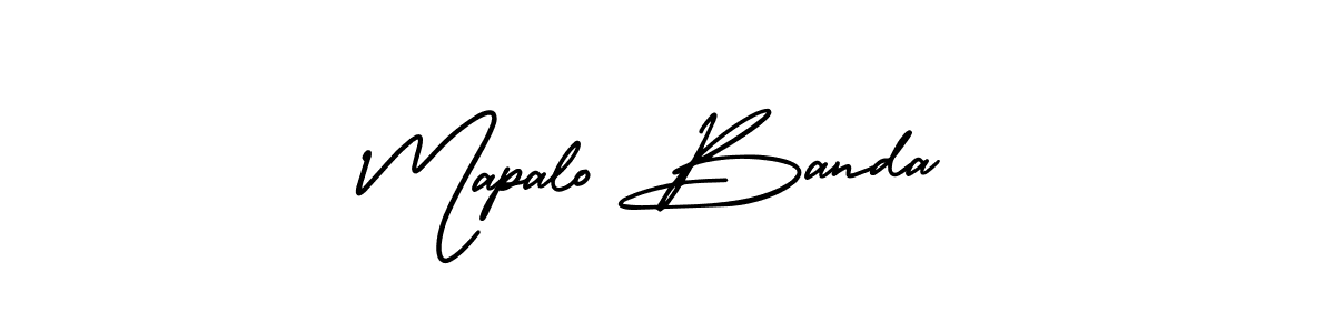 Make a beautiful signature design for name Mapalo Banda. Use this online signature maker to create a handwritten signature for free. Mapalo Banda signature style 3 images and pictures png