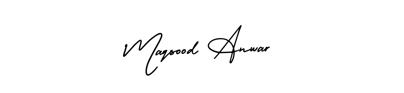 How to make Maqsood Anwar signature? AmerikaSignatureDemo-Regular is a professional autograph style. Create handwritten signature for Maqsood Anwar name. Maqsood Anwar signature style 3 images and pictures png