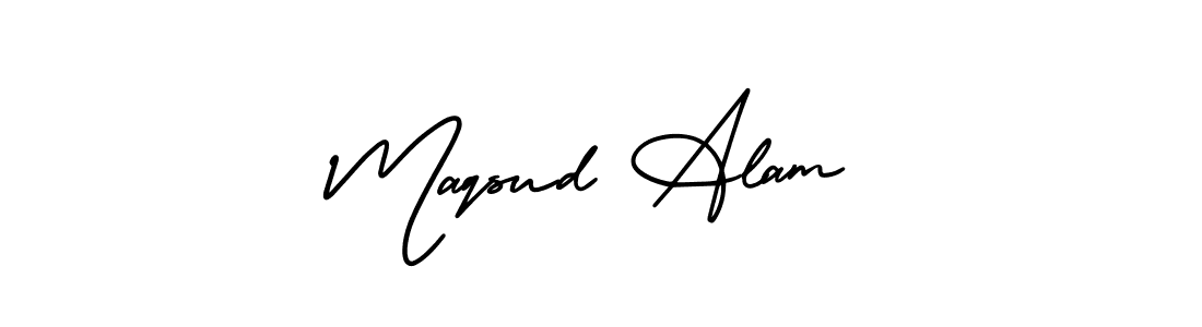 How to Draw Maqsud Alam signature style? AmerikaSignatureDemo-Regular is a latest design signature styles for name Maqsud Alam. Maqsud Alam signature style 3 images and pictures png