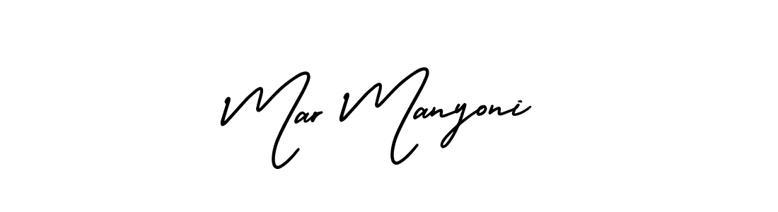 Make a beautiful signature design for name Mar Manyoni. Use this online signature maker to create a handwritten signature for free. Mar Manyoni signature style 3 images and pictures png
