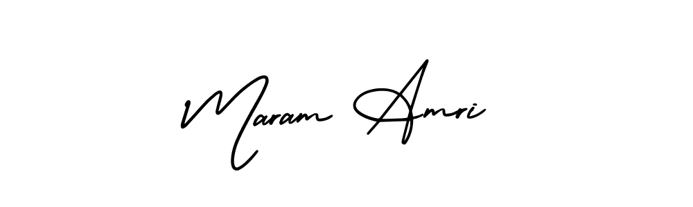 This is the best signature style for the Maram Amri name. Also you like these signature font (AmerikaSignatureDemo-Regular). Mix name signature. Maram Amri signature style 3 images and pictures png