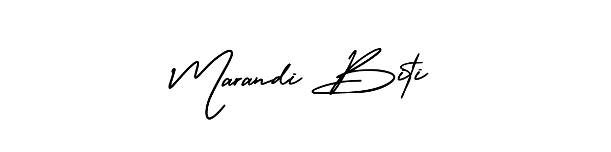 How to Draw Marandi Biti signature style? AmerikaSignatureDemo-Regular is a latest design signature styles for name Marandi Biti. Marandi Biti signature style 3 images and pictures png