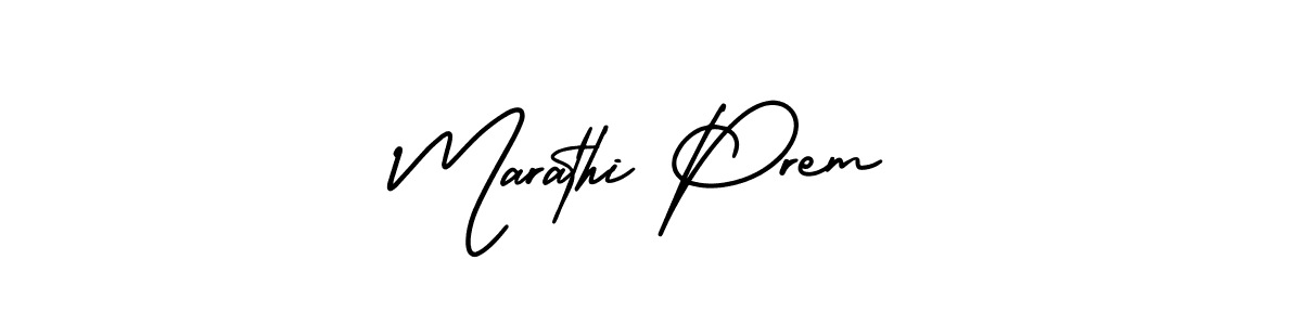 Also we have Marathi Prem name is the best signature style. Create professional handwritten signature collection using AmerikaSignatureDemo-Regular autograph style. Marathi Prem signature style 3 images and pictures png