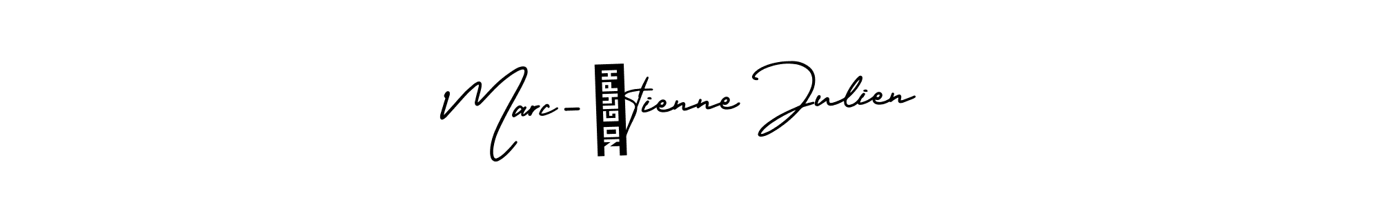 Design your own signature with our free online signature maker. With this signature software, you can create a handwritten (AmerikaSignatureDemo-Regular) signature for name Marc-Étienne Julien. Marc-Étienne Julien signature style 3 images and pictures png