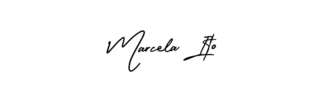 Also we have Marcela Ito name is the best signature style. Create professional handwritten signature collection using AmerikaSignatureDemo-Regular autograph style. Marcela Ito signature style 3 images and pictures png