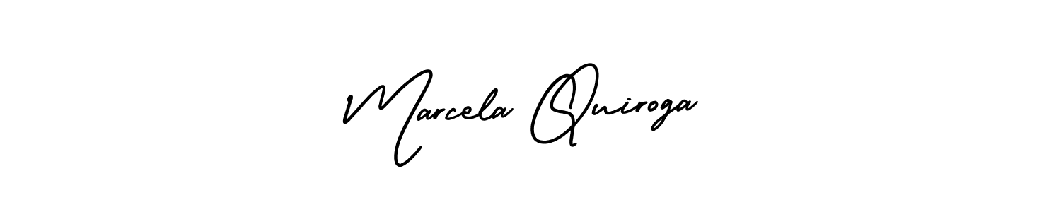 Make a beautiful signature design for name Marcela Quiroga. Use this online signature maker to create a handwritten signature for free. Marcela Quiroga signature style 3 images and pictures png