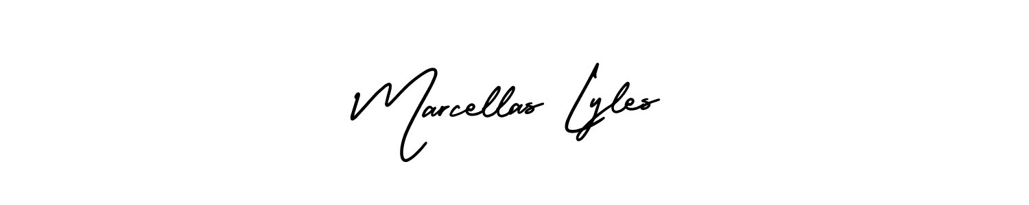 Similarly AmerikaSignatureDemo-Regular is the best handwritten signature design. Signature creator online .You can use it as an online autograph creator for name Marcellas Lyles. Marcellas Lyles signature style 3 images and pictures png