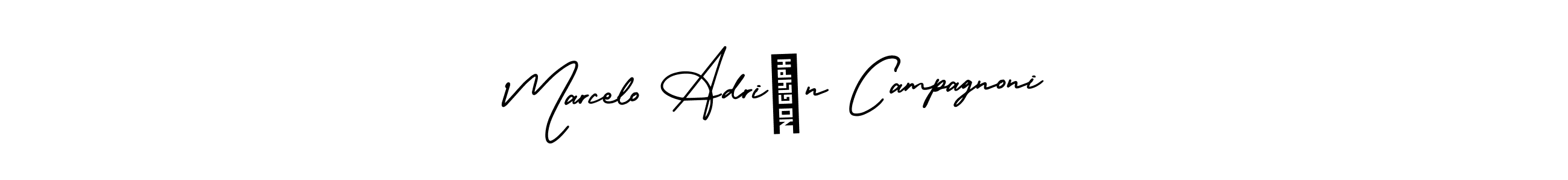 Here are the top 10 professional signature styles for the name Marcelo Adrián Campagnoni. These are the best autograph styles you can use for your name. Marcelo Adrián Campagnoni signature style 3 images and pictures png