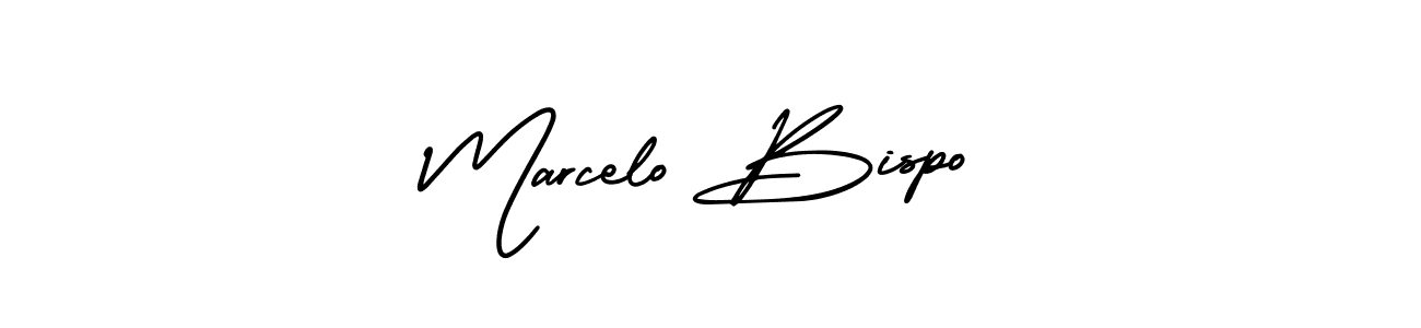 How to Draw Marcelo Bispo signature style? AmerikaSignatureDemo-Regular is a latest design signature styles for name Marcelo Bispo. Marcelo Bispo signature style 3 images and pictures png