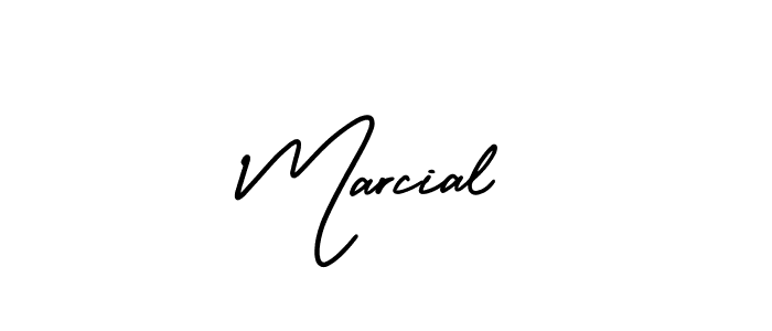 Create a beautiful signature design for name Marcial. With this signature (AmerikaSignatureDemo-Regular) fonts, you can make a handwritten signature for free. Marcial signature style 3 images and pictures png