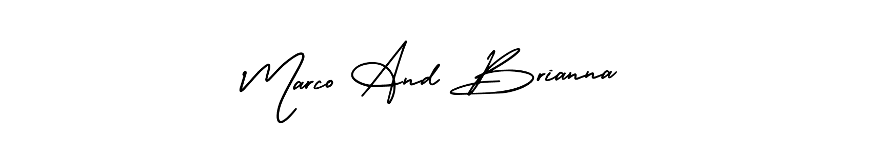 Best and Professional Signature Style for Marco And Brianna. AmerikaSignatureDemo-Regular Best Signature Style Collection. Marco And Brianna signature style 3 images and pictures png