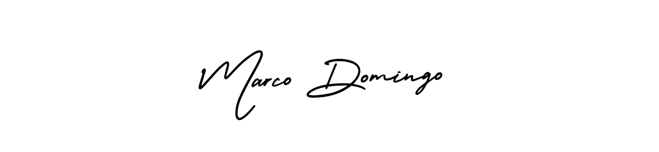 Design your own signature with our free online signature maker. With this signature software, you can create a handwritten (AmerikaSignatureDemo-Regular) signature for name Marco Domingo. Marco Domingo signature style 3 images and pictures png