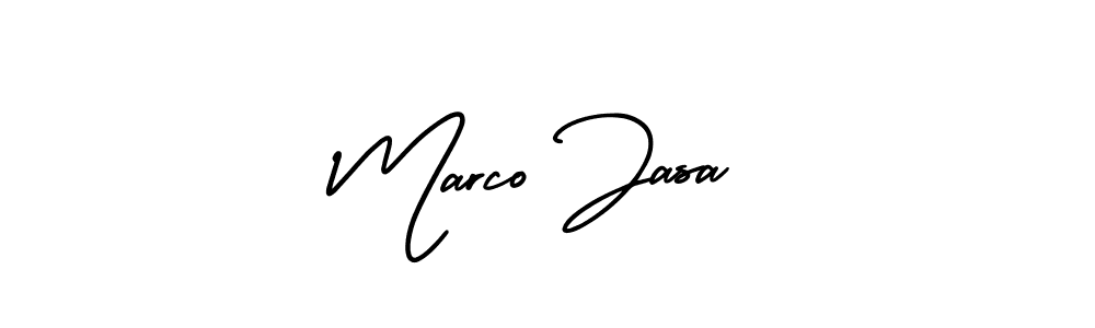 How to make Marco Jasa signature? AmerikaSignatureDemo-Regular is a professional autograph style. Create handwritten signature for Marco Jasa name. Marco Jasa signature style 3 images and pictures png