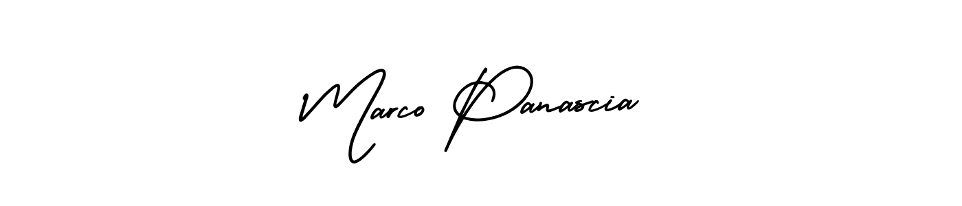 How to make Marco Panascia name signature. Use AmerikaSignatureDemo-Regular style for creating short signs online. This is the latest handwritten sign. Marco Panascia signature style 3 images and pictures png