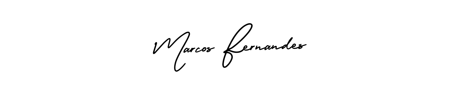 Create a beautiful signature design for name Marcos Fernandes. With this signature (AmerikaSignatureDemo-Regular) fonts, you can make a handwritten signature for free. Marcos Fernandes signature style 3 images and pictures png