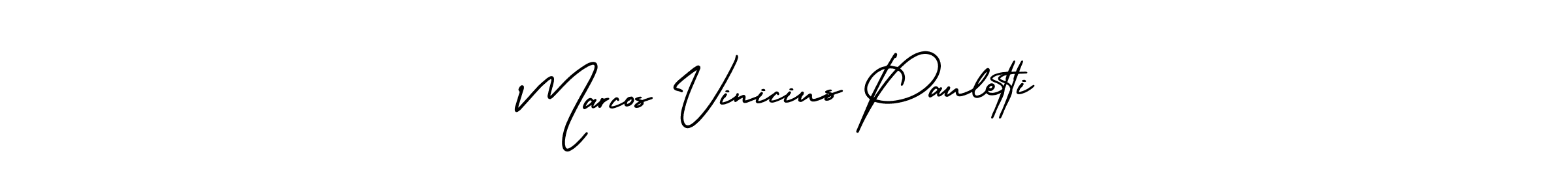 Make a beautiful signature design for name Marcos Vinicius Pauletti. Use this online signature maker to create a handwritten signature for free. Marcos Vinicius Pauletti signature style 3 images and pictures png