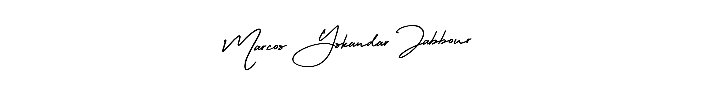 Check out images of Autograph of Marcos Yskandar Jabbour name. Actor Marcos Yskandar Jabbour Signature Style. AmerikaSignatureDemo-Regular is a professional sign style online. Marcos Yskandar Jabbour signature style 3 images and pictures png