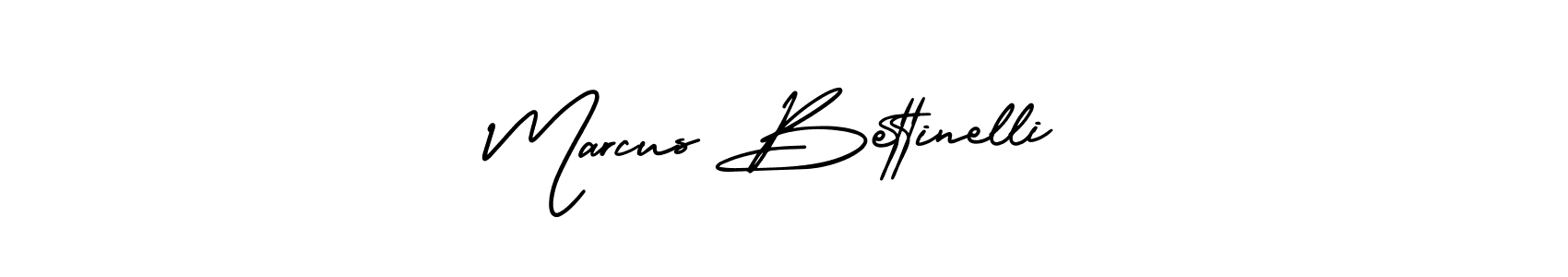 Marcus Bettinelli stylish signature style. Best Handwritten Sign (AmerikaSignatureDemo-Regular) for my name. Handwritten Signature Collection Ideas for my name Marcus Bettinelli. Marcus Bettinelli signature style 3 images and pictures png