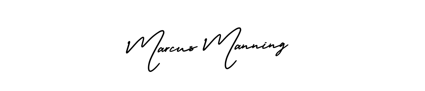 Design your own signature with our free online signature maker. With this signature software, you can create a handwritten (AmerikaSignatureDemo-Regular) signature for name Marcus Manning. Marcus Manning signature style 3 images and pictures png