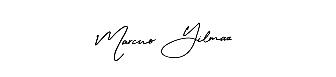 It looks lik you need a new signature style for name Marcus Yilmaz. Design unique handwritten (AmerikaSignatureDemo-Regular) signature with our free signature maker in just a few clicks. Marcus Yilmaz signature style 3 images and pictures png