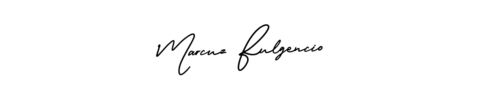 Use a signature maker to create a handwritten signature online. With this signature software, you can design (AmerikaSignatureDemo-Regular) your own signature for name Marcuz Fulgencio. Marcuz Fulgencio signature style 3 images and pictures png