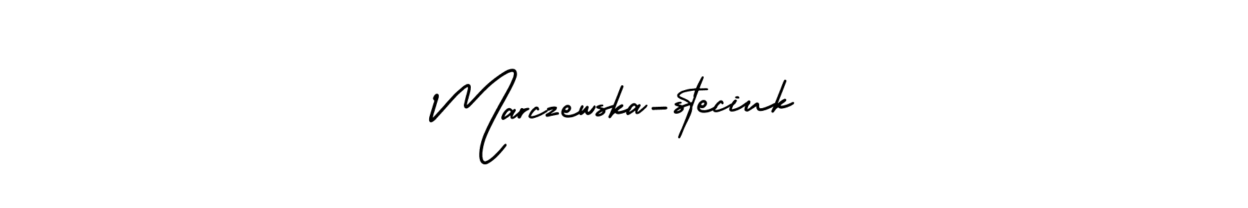 Also we have Marczewska-steciuk name is the best signature style. Create professional handwritten signature collection using AmerikaSignatureDemo-Regular autograph style. Marczewska-steciuk signature style 3 images and pictures png