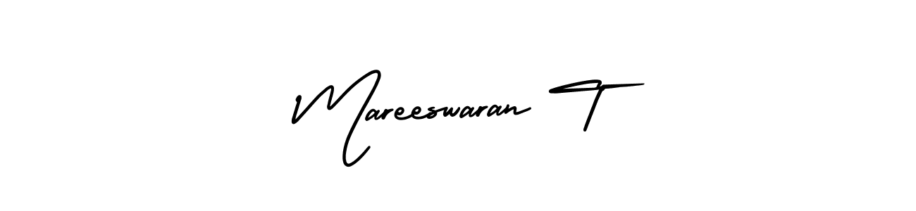 How to make Mareeswaran T signature? AmerikaSignatureDemo-Regular is a professional autograph style. Create handwritten signature for Mareeswaran T name. Mareeswaran T signature style 3 images and pictures png