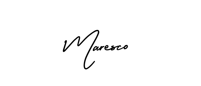 Maresco stylish signature style. Best Handwritten Sign (AmerikaSignatureDemo-Regular) for my name. Handwritten Signature Collection Ideas for my name Maresco. Maresco signature style 3 images and pictures png