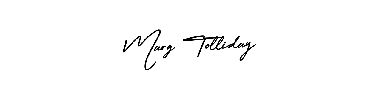 Also we have Marg Tolliday name is the best signature style. Create professional handwritten signature collection using AmerikaSignatureDemo-Regular autograph style. Marg Tolliday signature style 3 images and pictures png