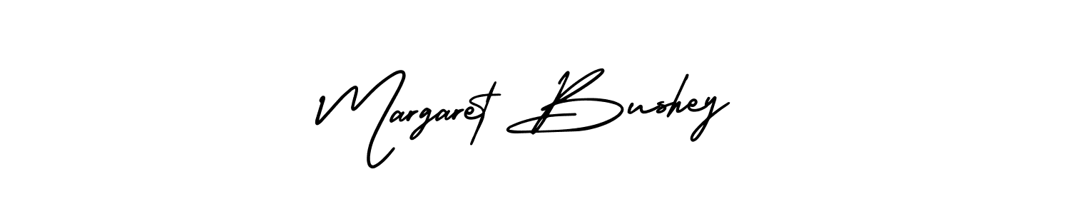 Make a short Margaret Bushey signature style. Manage your documents anywhere anytime using AmerikaSignatureDemo-Regular. Create and add eSignatures, submit forms, share and send files easily. Margaret Bushey signature style 3 images and pictures png