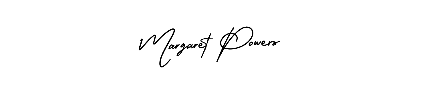 Check out images of Autograph of Margaret Powers name. Actor Margaret Powers Signature Style. AmerikaSignatureDemo-Regular is a professional sign style online. Margaret Powers signature style 3 images and pictures png