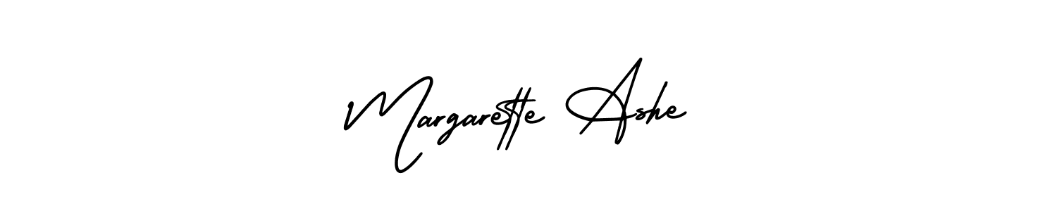 Also You can easily find your signature by using the search form. We will create Margarette Ashe name handwritten signature images for you free of cost using AmerikaSignatureDemo-Regular sign style. Margarette Ashe signature style 3 images and pictures png