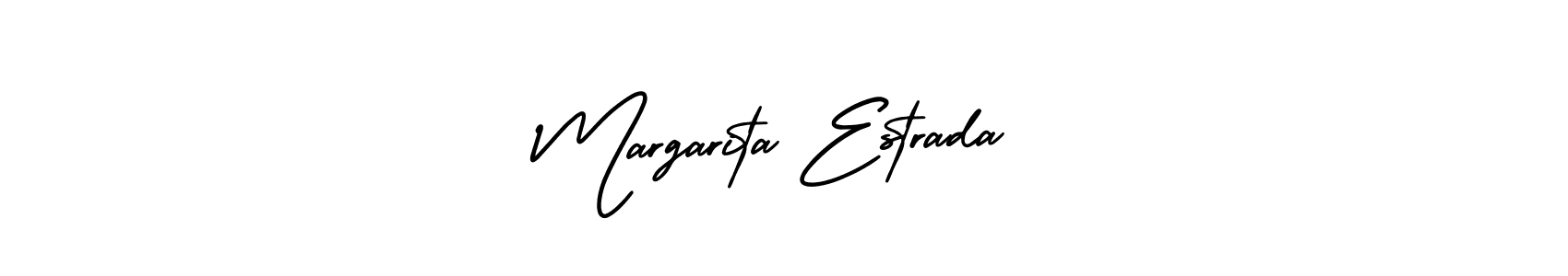 Check out images of Autograph of Margarita Estrada name. Actor Margarita Estrada Signature Style. AmerikaSignatureDemo-Regular is a professional sign style online. Margarita Estrada signature style 3 images and pictures png