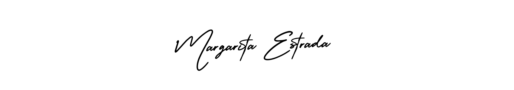 Check out images of Autograph of Margarita Estrada name. Actor Margarita Estrada Signature Style. AmerikaSignatureDemo-Regular is a professional sign style online. Margarita Estrada signature style 3 images and pictures png